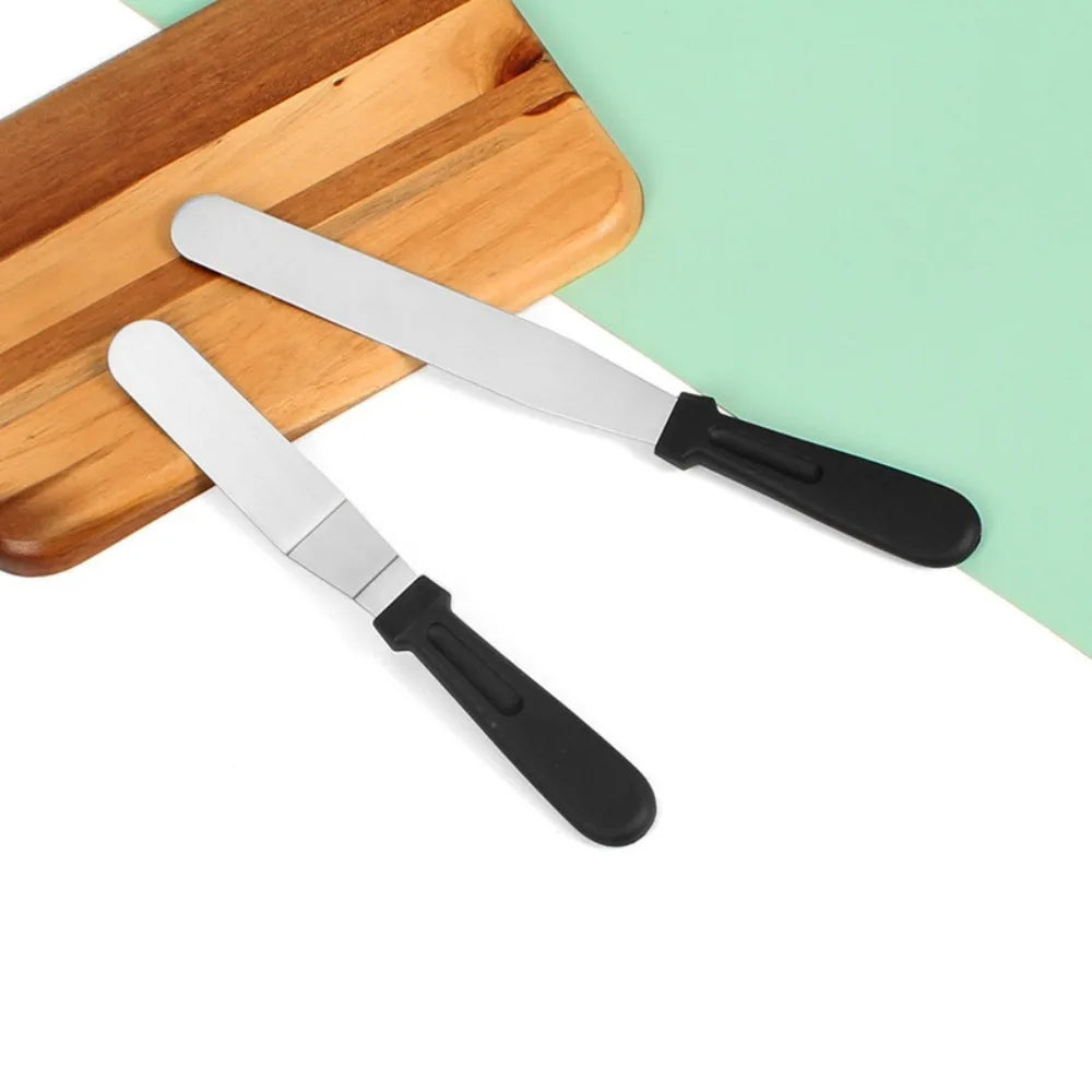 Stainless Steel Cake Spatula – Non-Stick Smoother 6 to 12 Inch Cake Decorating Spatula Axl