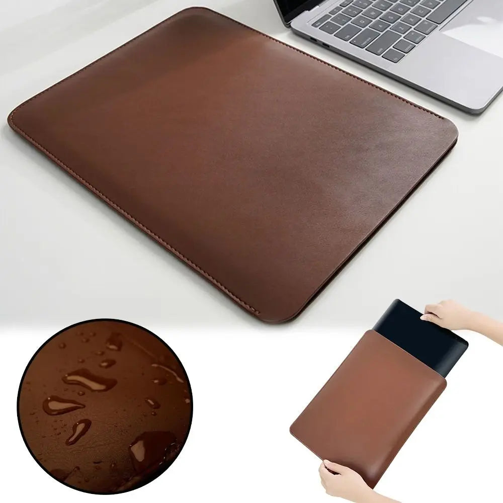 13–15 Inch PU Leather Laptop Sleeve with Microfiber Lining Laptop Sleeve Case Axl