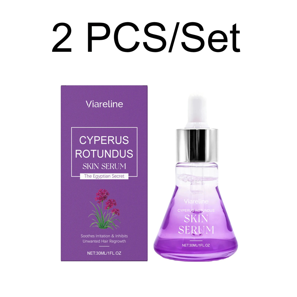 Cyperus Rotundus Hair Growth Inhibitor Serum 30ml Hair Growth Inhibitor Serum Axl 2 PCS