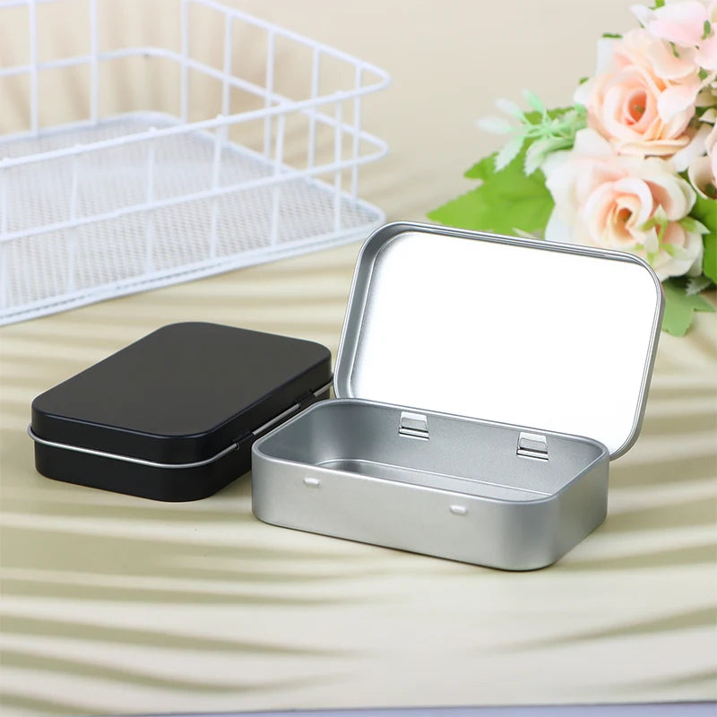 Small Tinplate Flip Storage Box – Coins, Keys & Survival Kit Tinplate Storage Box Axl