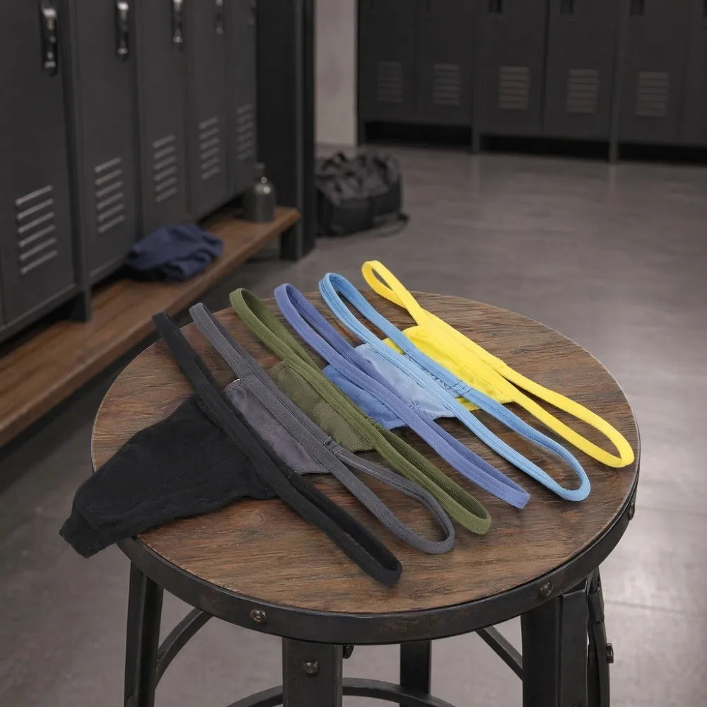 Men's Modal Thong Underwear – Breathable Low Waist G-String Men's Thong Underwear Axl