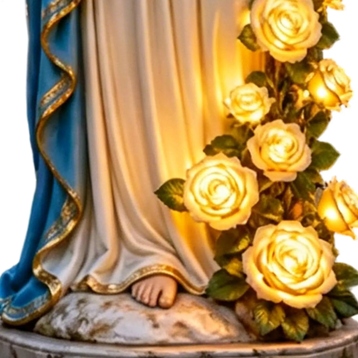 Resin Garden Statue Lamp – Waterproof LED Outdoor Lantern Decor Outdoor Garden Lantern Axl