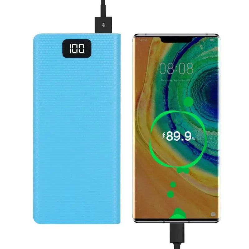 DIY 8x18650 Power Bank Case – Dual USB Type-C Fast Charge Power Bank Case Axl