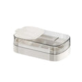 2-in-1 Ice Cube Tray Bottle with Straw Lid | Freezer Safe Ice Cube Tray Bottle Axl White