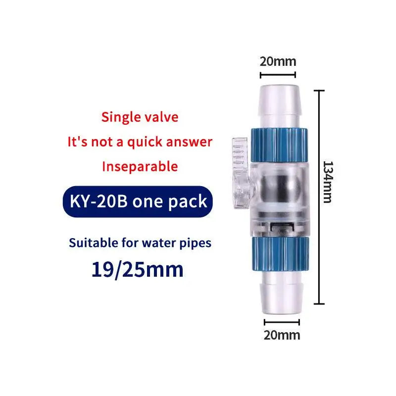 Aquarium Filter Quick Release Valve Connector 12/16/20mm Aquarium Filter Accessory Axl 03