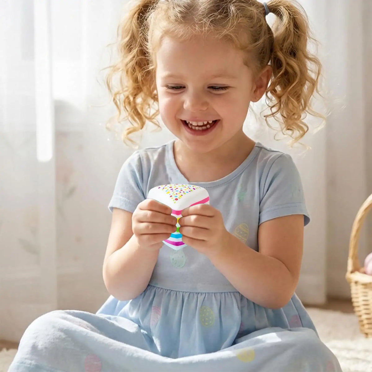 Rainbow Cake Sensory Squeeze Ball – Fidget Toy Kids & Adults Sensory Fidget Toy Axl