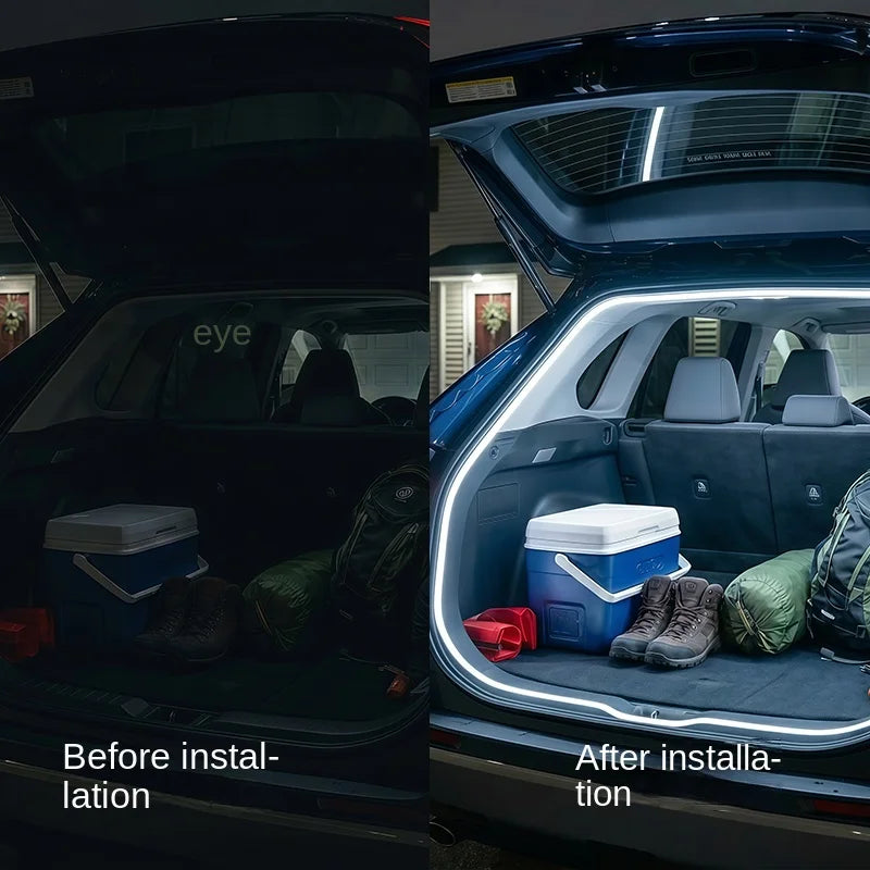 Car Trunk LED Light Strip – Auto-Sensing Ambient Interior Light Car Interior LED Light Axl
