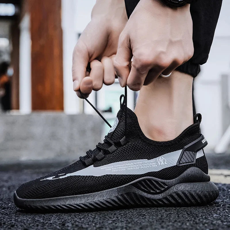 Men's Breathable Mesh Sneakers – Lightweight Athletic Trainers Athletic Sneakers Axl