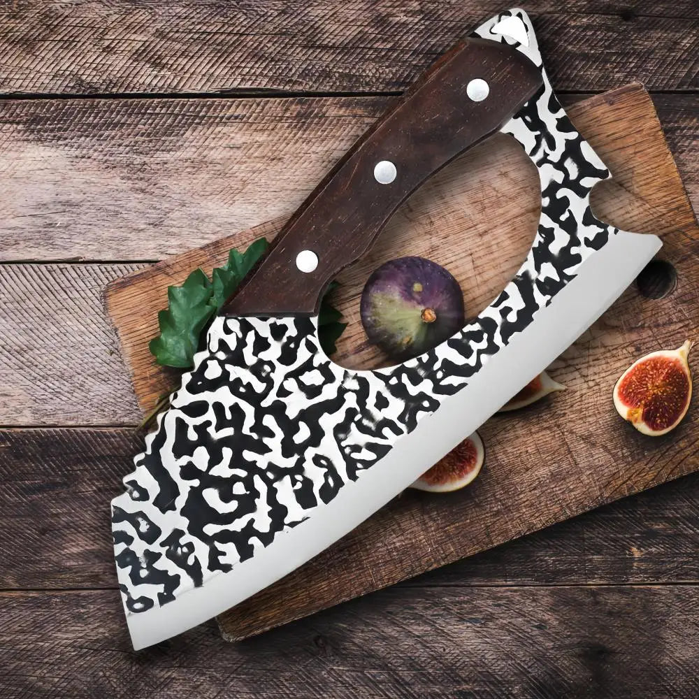 Stainless Steel Chef's Cleaver & Slicing Knife – 21.5cm Kitchen Cleaver Knife Axl