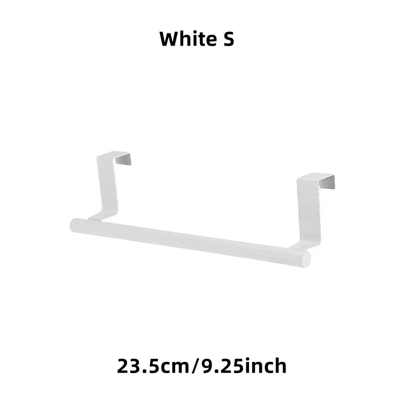 Over Door Towel Rack – Stainless Steel Hanging Bar Holder Over Door Towel Rack Axl K1-White S XL