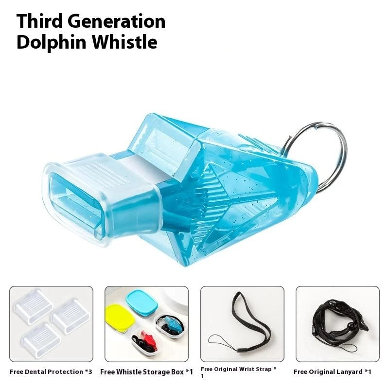 Seedless Referee Whistle Set – Loud Sports Whistle with Lanyard Referee Whistle Axl 1 Light blue
