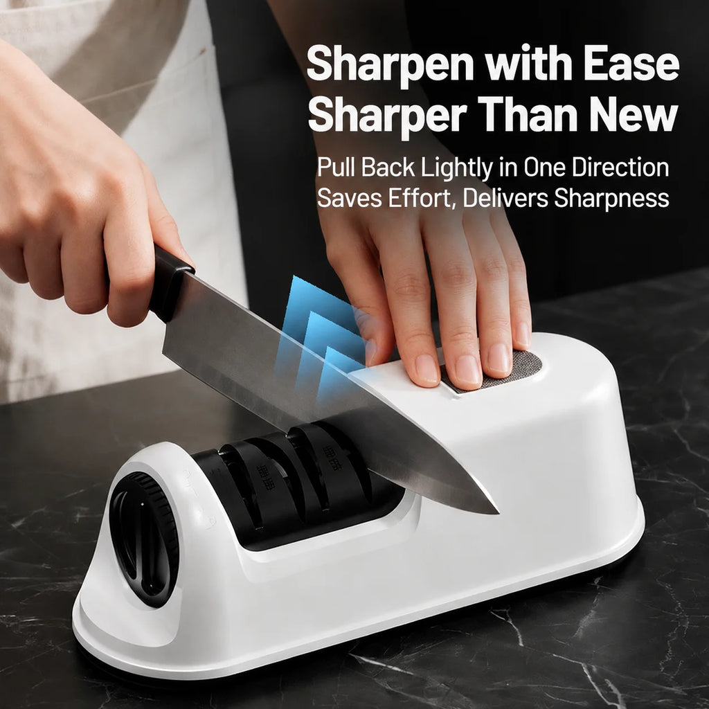 PLYS USB Electric Knife & Scissor Sharpener for Kitchen Electric Knife Sharpener Axl