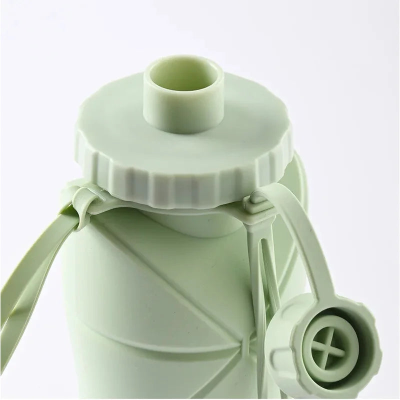 Silicone Folding Water Bottle – Lightweight Portable 600ml Folding Water Bottle Axl