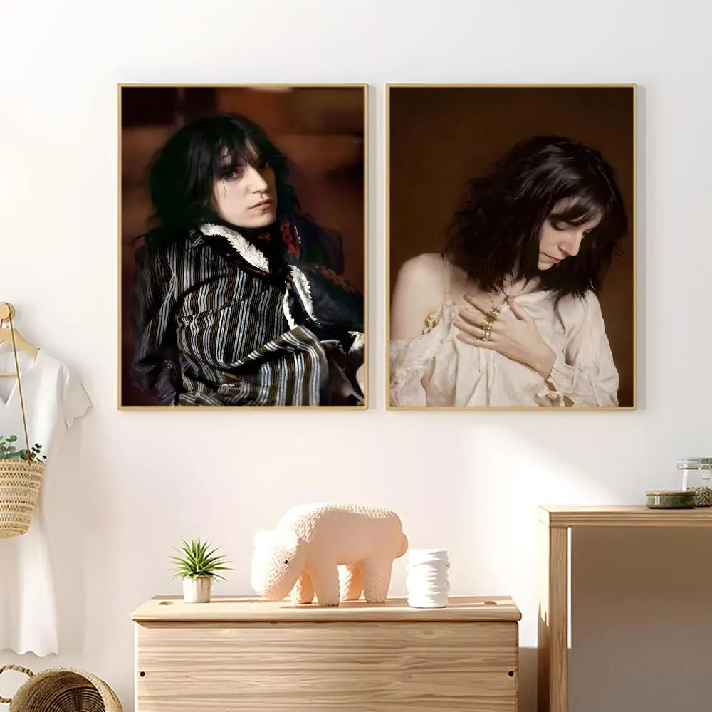 Patti Smith Punk Rock Poster – HD Waterproof PVC Wall Sticker Wall Art Sticker Axl