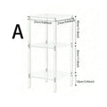 Acrylic Multi-Tier Transparent Storage Rack & Organizer Shelf Acrylic Storage Rack Axl Style A