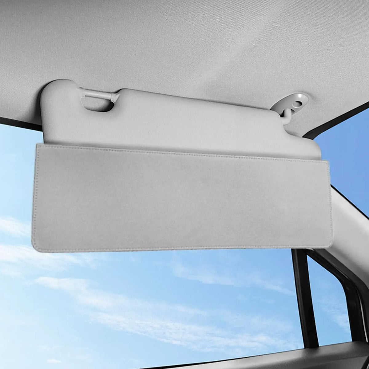 Polarized Car Sun Visor Extender – Anti-Glare Clip-On Shield Sun Visor Extender Axl