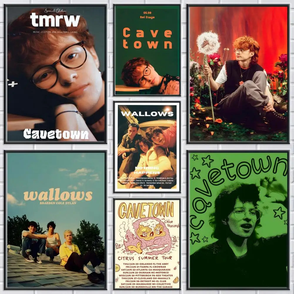 Cavetown Canvas Poster – Vintage Abstract Unframed Wall Art Canvas Wall Art Axl