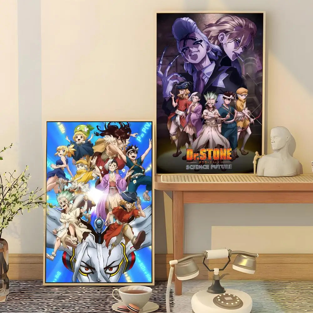 Dr. Stone Anime Waterproof PVC Wall Stickers – Poster Décor Anime Wall Sticker Axl