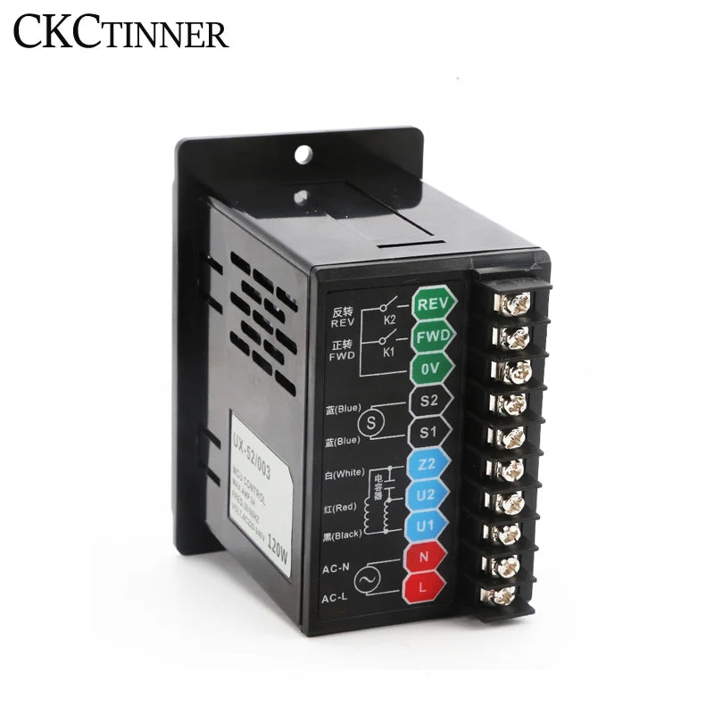 UX-52 400W Digital Motor Speed Controller AC 220V Forward Reverse Motor Speed Controller Axl