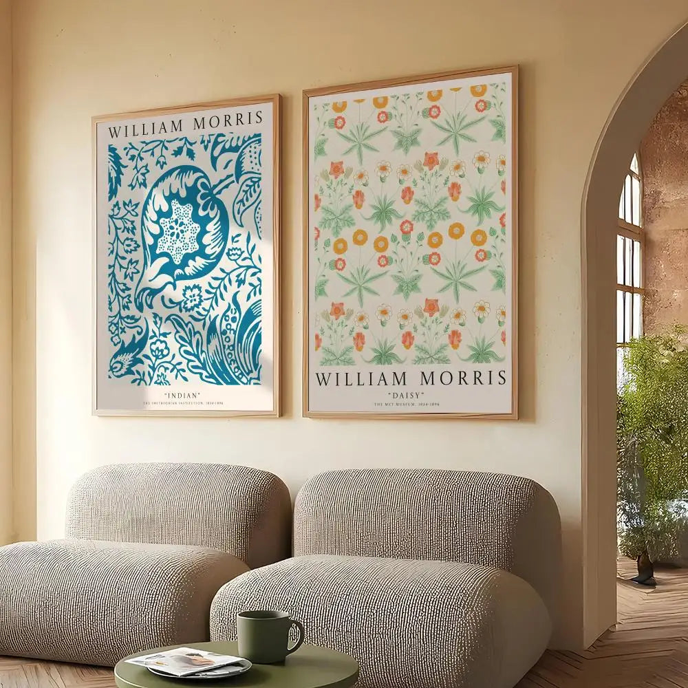 William Morris Canvas Wall Art – Vintage HD Print Home Decor Canvas Wall Art Axl