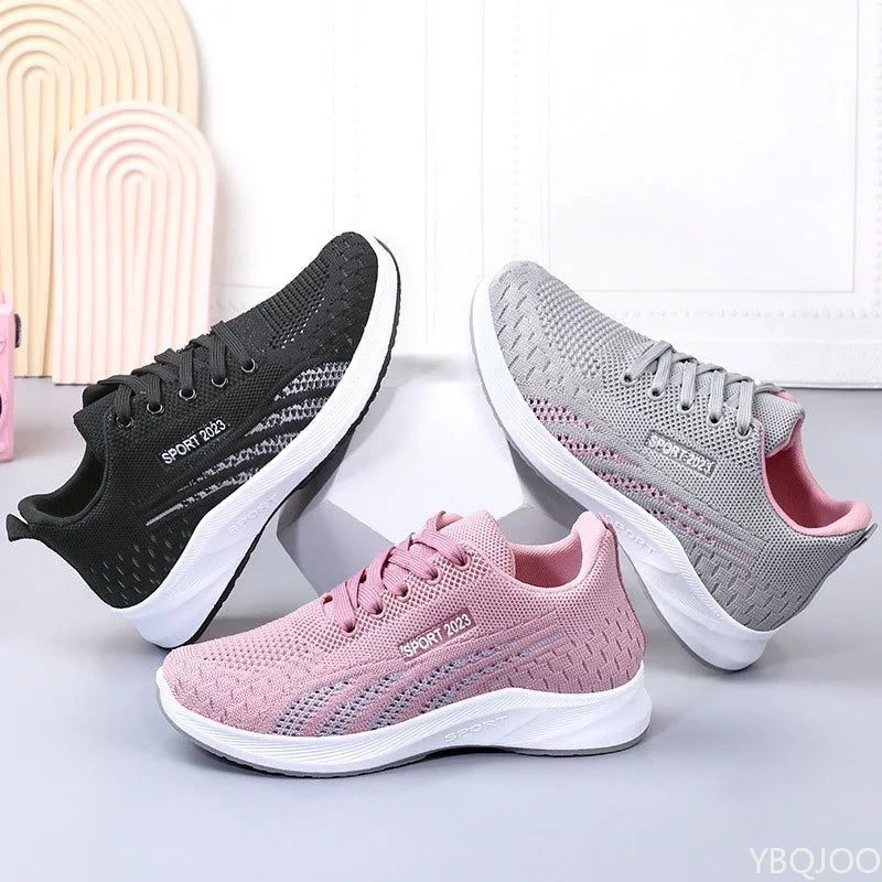 Women's Lightweight Breathable Mesh Sneakers – Wide Size Range Women's Mesh Sneakers Axl