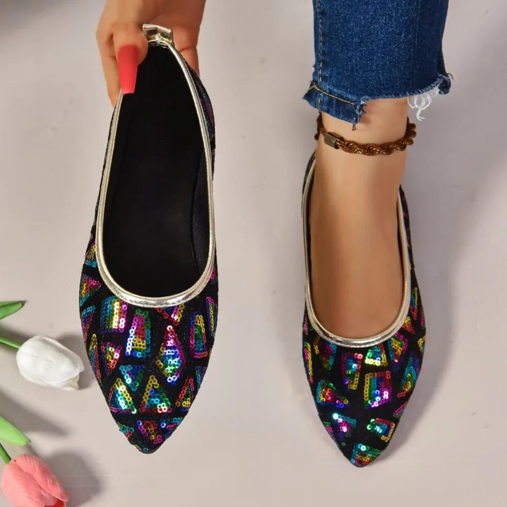 Women's Mesh Ballet Flats – Mary Jane Slip-On Loafers Women's Ballet Flats Axl