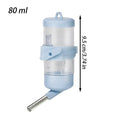 No-Drip Hamster Water Bottle 80ml | Cage Dispenser Small Pets Pet Water Bottle Axl Blue