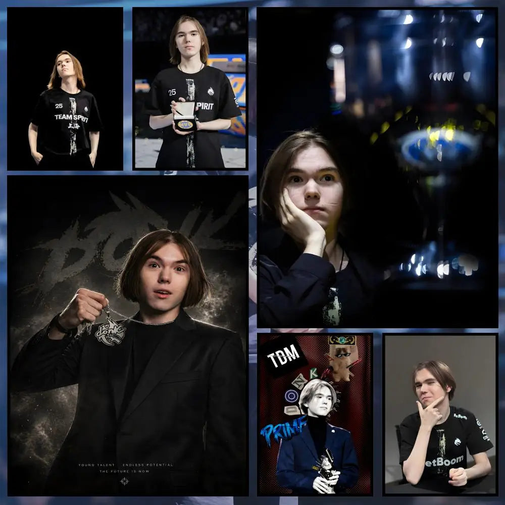 Esports Danil Kryshkovets Wall Poster – Self-Adhesive HD Decor Decorative Wall Poster Axl