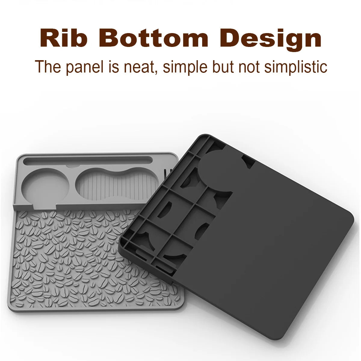 Silicone Espresso Tamping Mat with Tool Slots – Barista Station Espresso Tamping Mat Axl