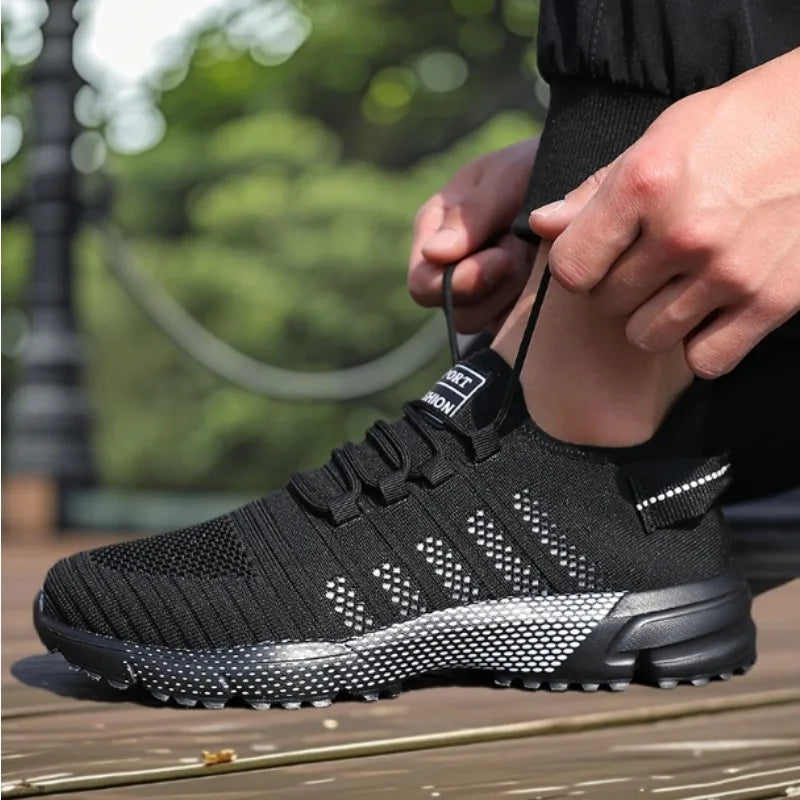 ZULIWAGN Men's Lightweight Lace-Up Casual Sneakers & Walking Shoes Men's Casual Sneakers Axl