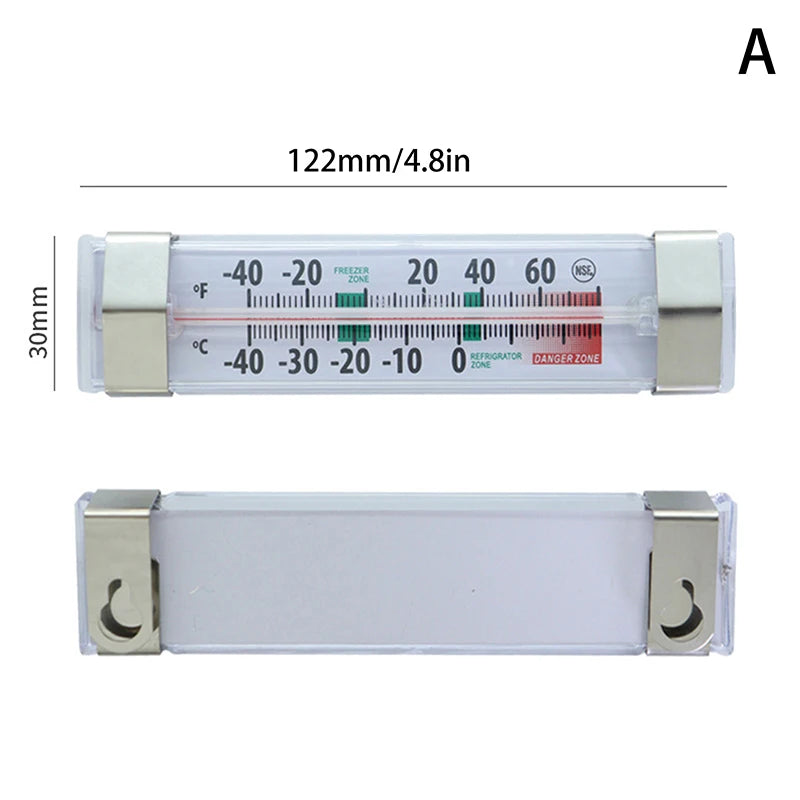 Fridge & Freezer Thermometer – Wide Range Easy-Read Display Fridge Thermometer Axl A