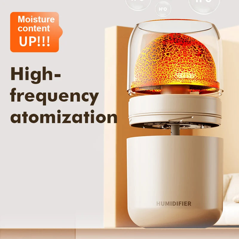 BALASHOV Mini USB Volcano Humidifier – Silent Desktop Mist Lamp Desktop Humidifier Axl