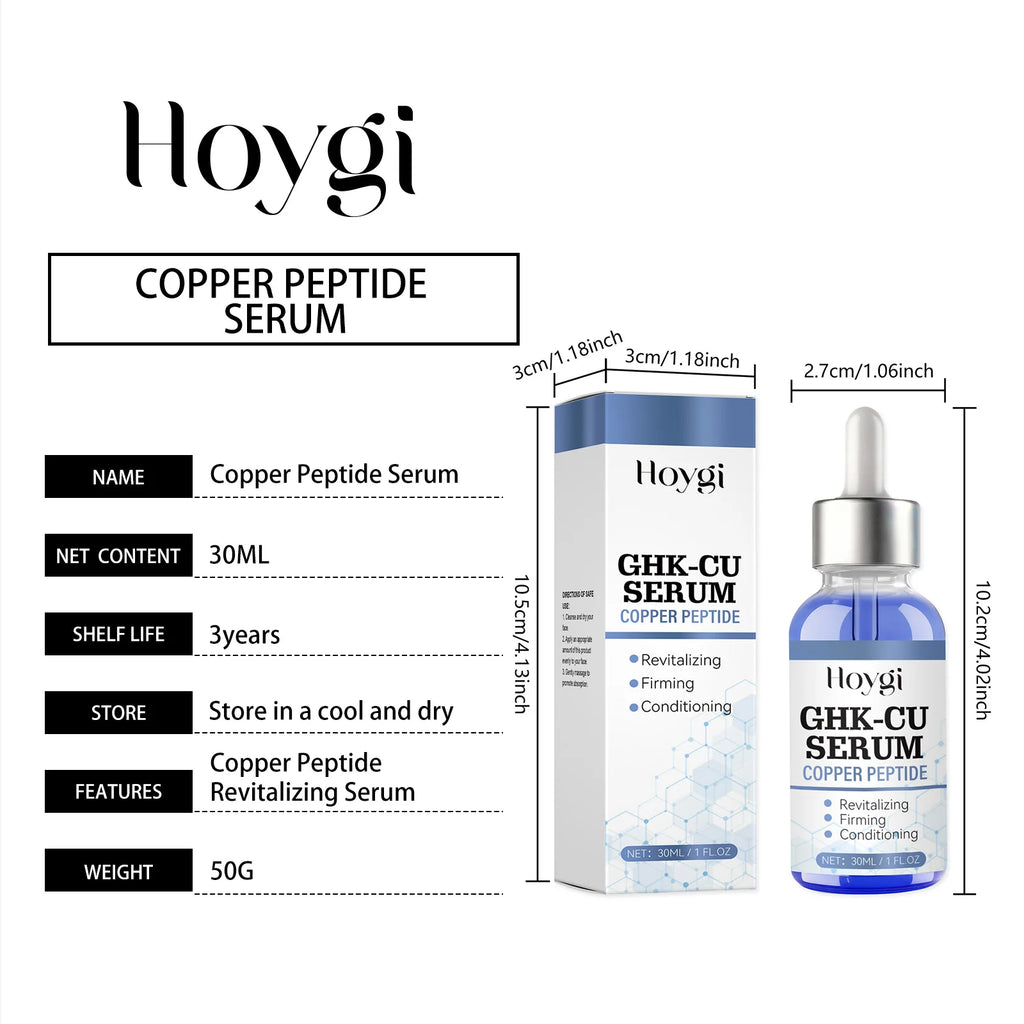 Copper Peptide Face Serum GHK-Cu 30ml – Firming & Moisturizing Face Serum Axl