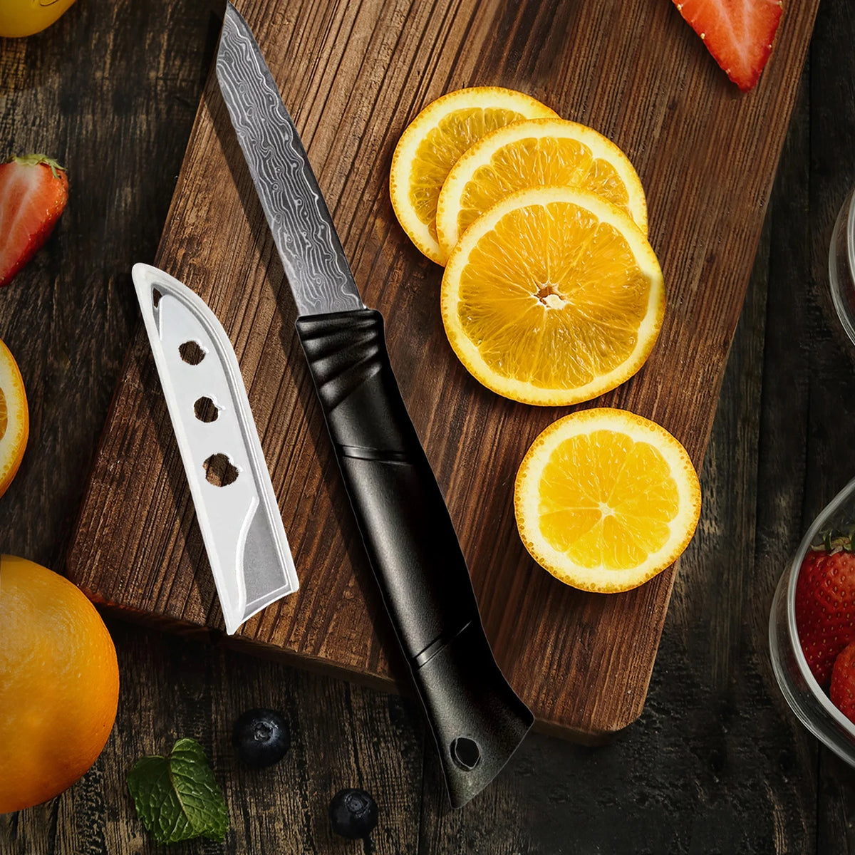 VG10 Damascus Paring Knife Set – Sharp Fruit & Peeling Knife Damascus Paring Knife Axl