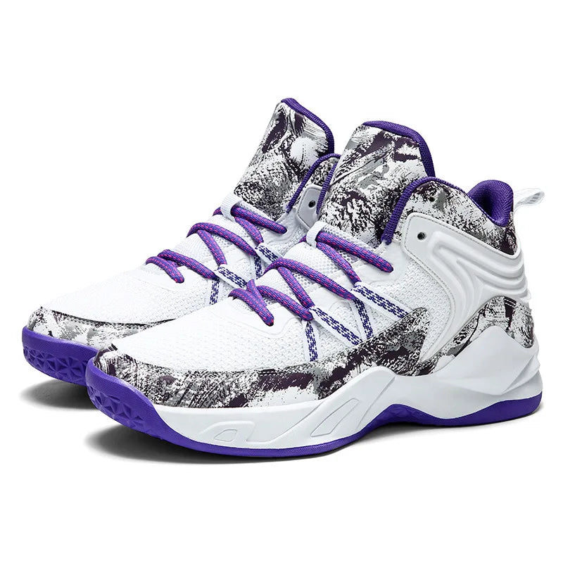 YBQJOO Breathable Basketball Sneakers | Unisex Athletic Shoes Athletic Sneakers Axl