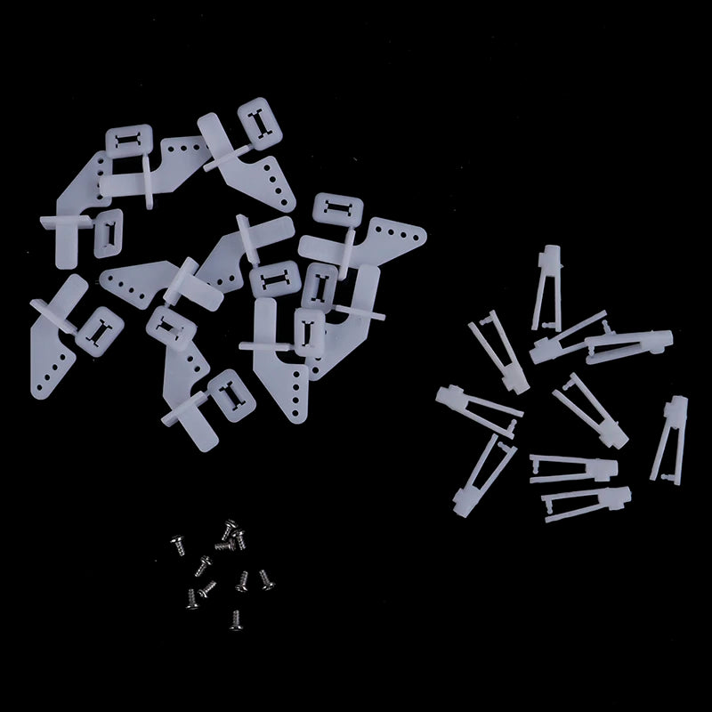 10-Set Nylon Lock-On Control Horn & Clevis 21mm RC Rudder RC Control Horn Set Axl Default Title