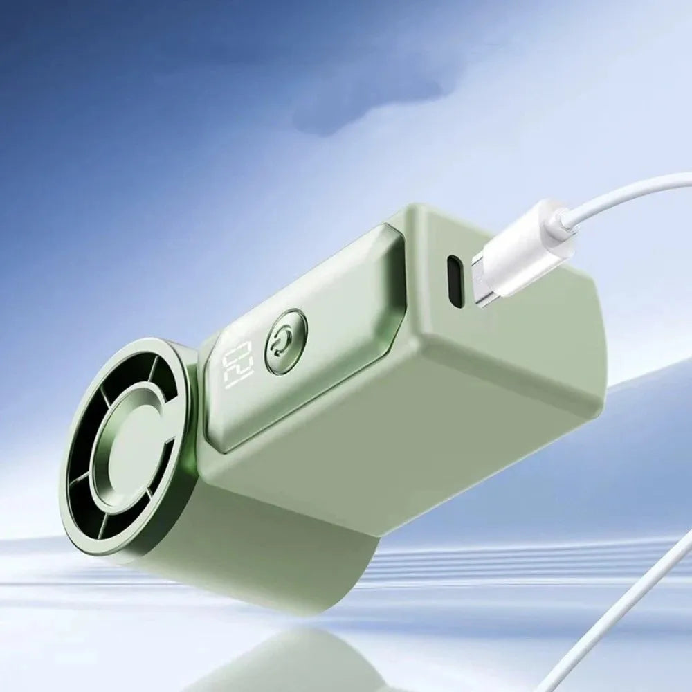 LED Display Portable Mini Handheld Fan – USB Rechargeable Handheld Mini Fan Axl