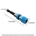 1/4" Hex Shank Screwdriver Bit Holder & Drill Bit Extension Bar Bit Holder Extension Axl Blue