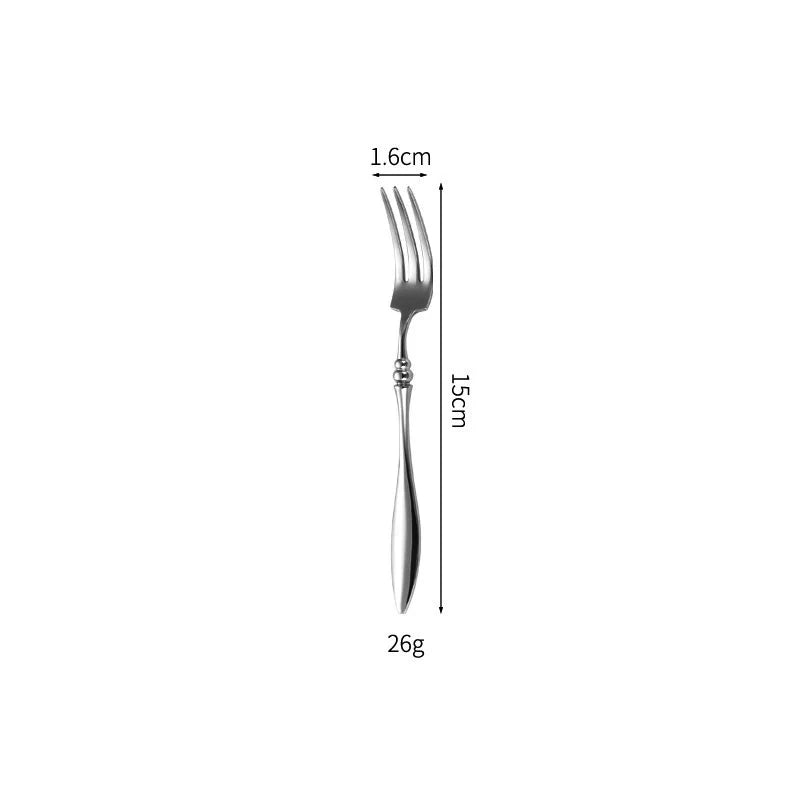 Mirror-Polished 304 Stainless Steel Flatware Set – Knife Fork Spoon Flatware Set Axl E China Mainland