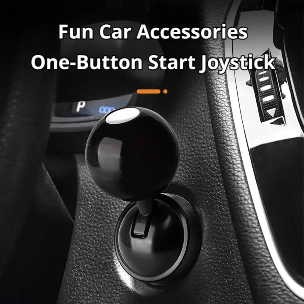 Pool Ball Push-to-Start Button Cover | Metal & ABS Car Decor Car Button Cover Axl