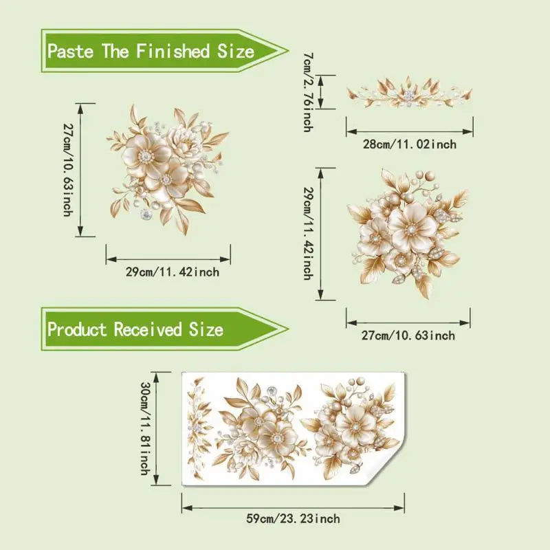 Floral Butterfly Toilet Sticker – Waterproof PVC Bathroom Decal Bathroom Wall Sticker Axl