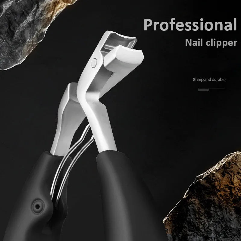 Professional Stainless Steel Nail Clippers – Concave Curved Blade Nail Clippers Axl