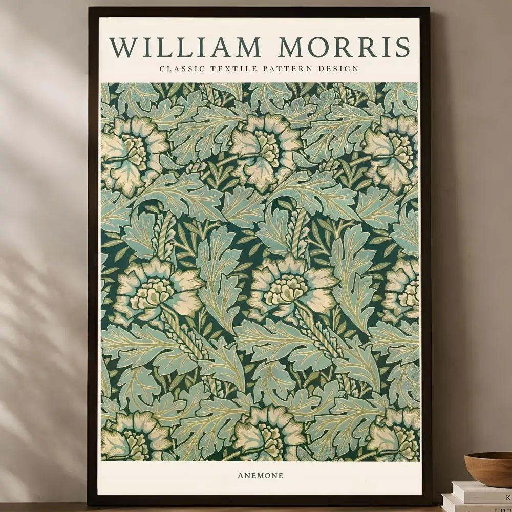 William Morris Self-Stick HD PVC Wall Art Poster | Waterproof