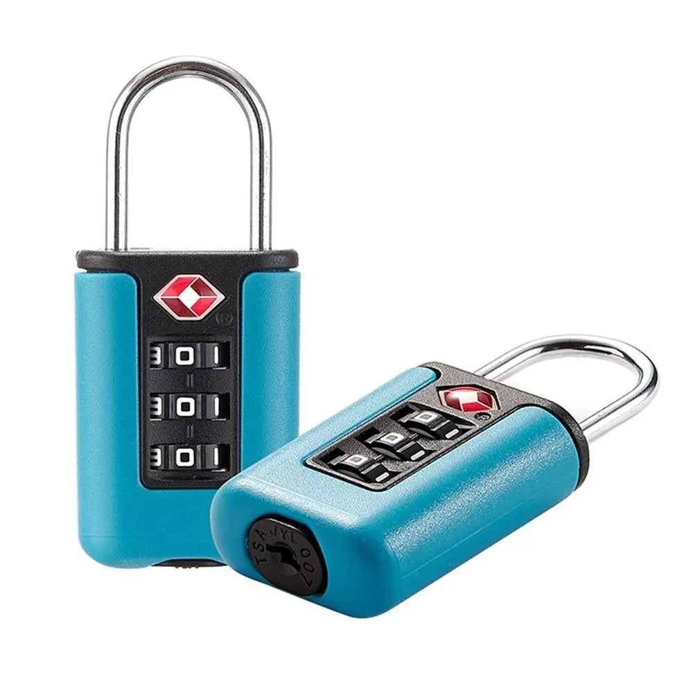 TSA 3-Digit Combination Lock – Anti-Theft Luggage Padlock Combination Padlock Axl