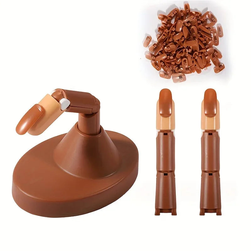 Flexible Mechanical Hand Model for Nail Practice | Movable Joints Nail Practice Tool Axl