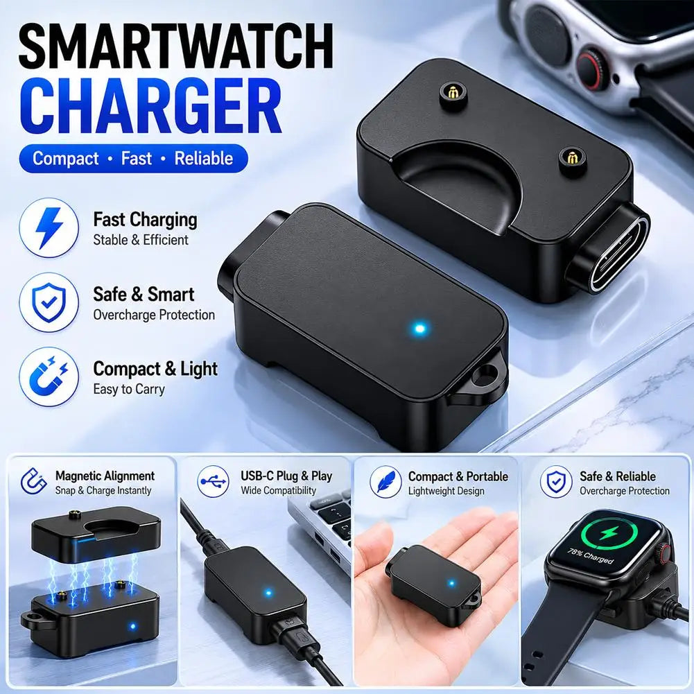 Samsung Galaxy Fit3 Magnetic Charging Adapter – Type-C Watch Charging Adapter Axl