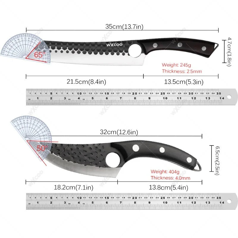 WXCOO Stainless Steel Chef Knife with Wood Handle | Kitchen Kitchen Chef Knife Axl