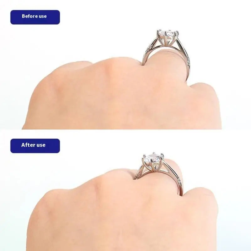 8-Size Silicone Ring Size Adjuster Set – Invisible Clear Resizer Ring Size Adjuster Axl
