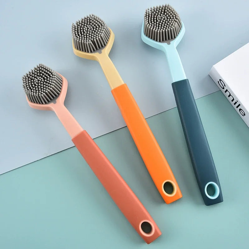Long Handle Pot Brush – Kitchen & Stove Cleaning Scrub Brush Kitchen Cleaning Brush Axl