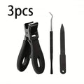 Stainless Steel Toenail Clipper Set – Wide Jaw & Angled Blade Toenail Clipper Set Axl 3pcs